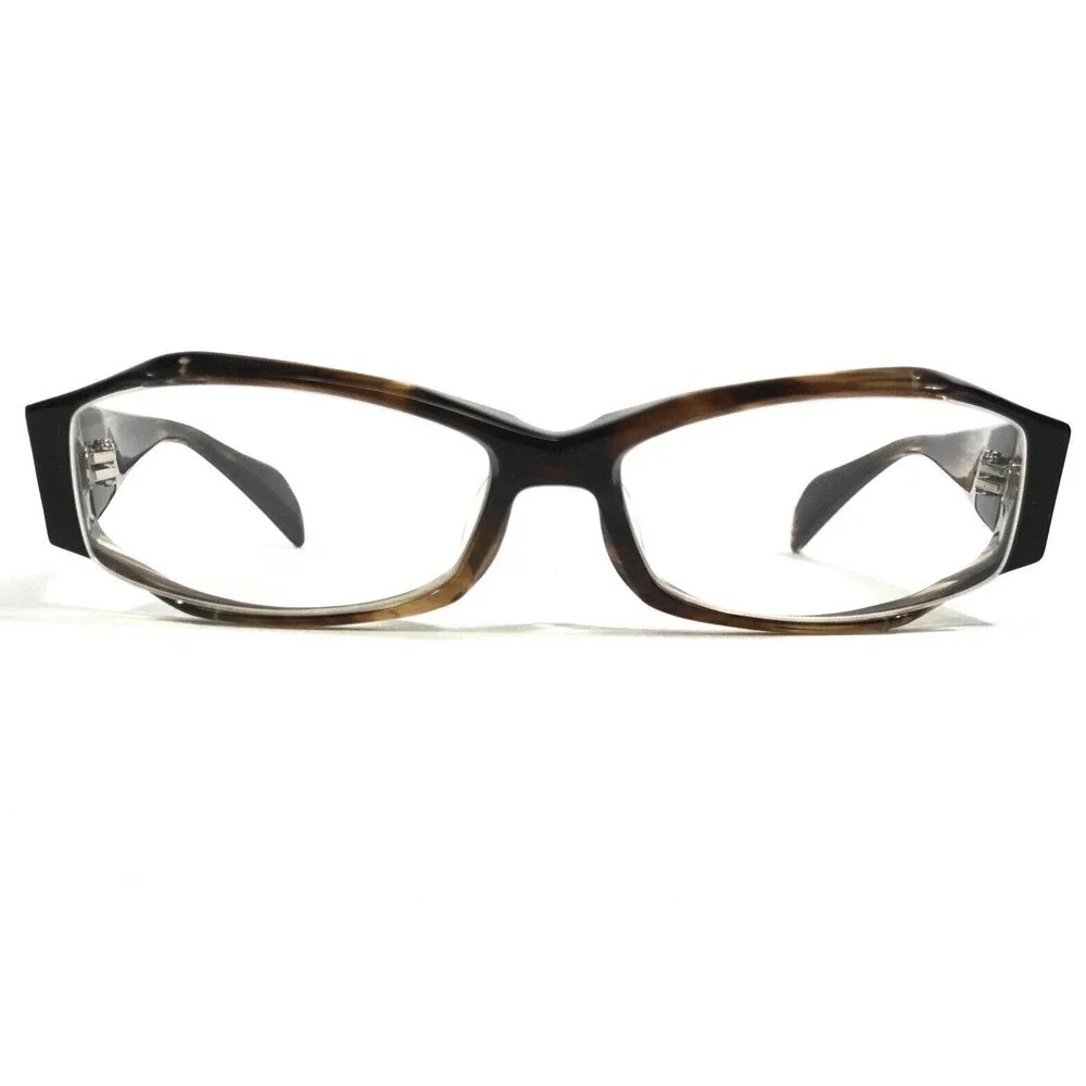 Iyoko-Inyake Eyeglasses Frames IY 252 Col.3 Brown Rectangular Full Rim 53-16-135